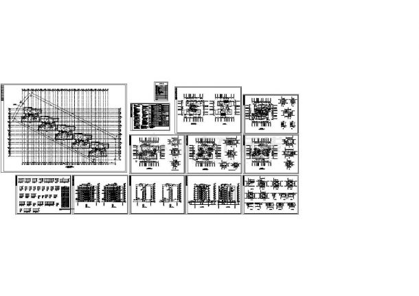 【东莞】商业用高层建筑完整设计施工CAD图纸-图一