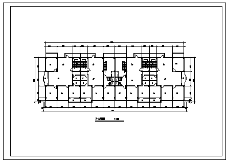 商场设计_某四层欧式商场建筑施工cad图纸-图二