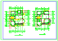 某别墅建筑设计CAD图纸-图二