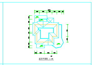 某三层别墅建筑设计CAD图纸-图二