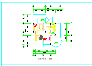 某三层别墅建筑设计CAD图纸