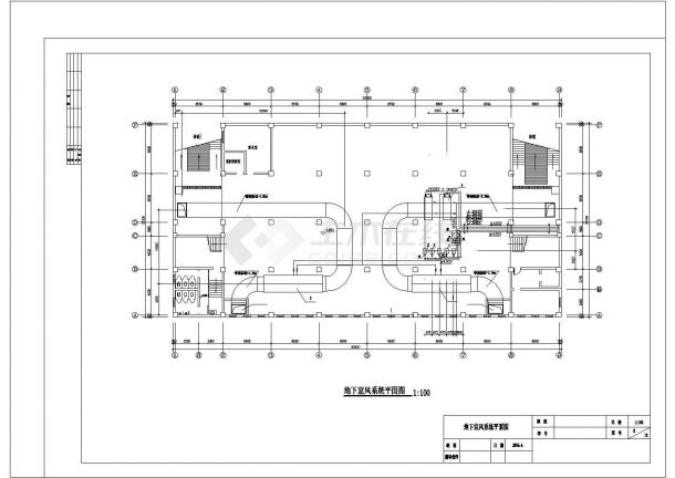 某四层小型商场空调系统设计施工图-图二