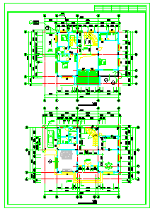 某别墅全套建筑设计施工CAD图纸-图二