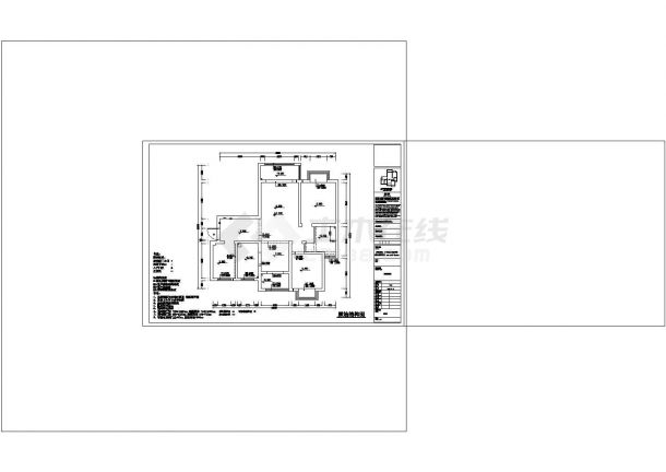 25-实用型家装施工图(简欧风格)CAD-图一