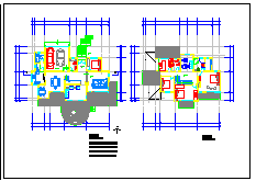 某别墅建筑设计施工CAD图纸-图二