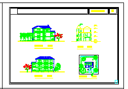 某三层单体别墅建筑设计施工图纸_图1
