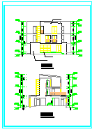某三层单体别墅建筑设计CAD施工图-图二