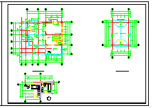 某地多层别墅CAD建筑施工设计图纸-图二