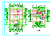 多层别墅建筑设计CAD平立面图