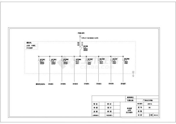 厂房设计_厂房动力安装CAD-图一