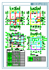 精巧型别墅建筑施工设计CAD图纸-图一