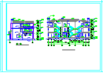 联排别墅建筑设计CAD全套施工图-图一