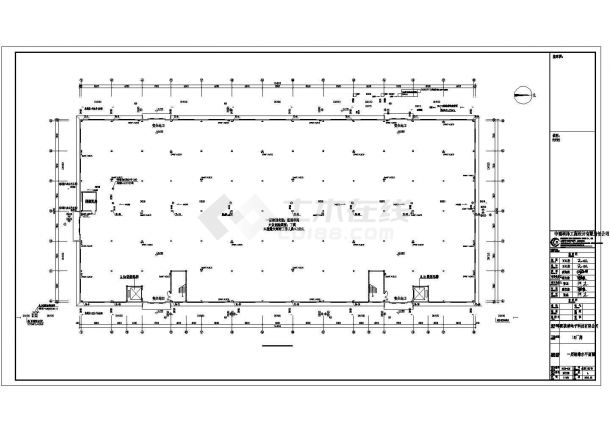 某厂房水电图CAD图纸-图二