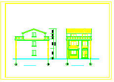某别墅建筑结构设计CAD施工全套图-图二