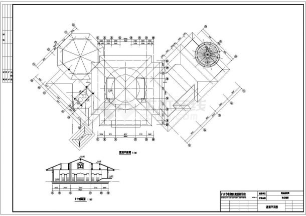 兰州某村镇4层框混结构私人单体别墅全套平面设计CAD图纸（含负一层）-图一