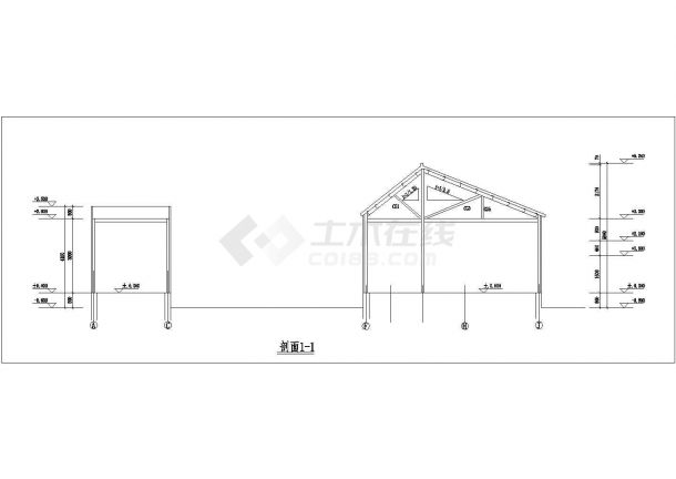 某现代化新农村房屋设计施工CAD图纸-图一
