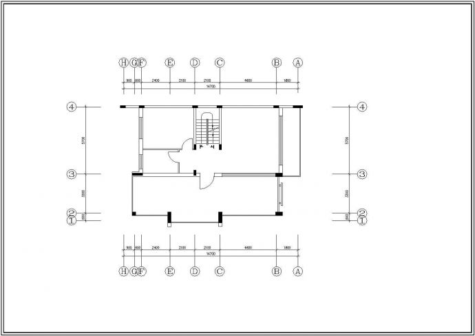 合肥市包河区某现代化村镇3层独栋私人别墅全套装修装饰设计CAD图纸_图1