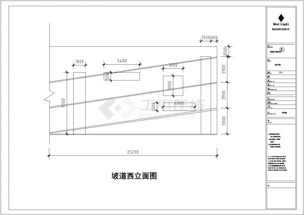 某房产公司多层结构工程CAD图纸-图一