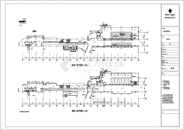 某房产公司多层结构工程CAD图纸-图二