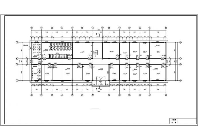 【3层】2072平米框架办公楼毕业设计（计算书pdf、建筑、结构图）_图1