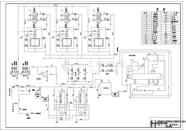 锅炉房设计_15万平米采暖锅炉房工艺设计CAD图-图二