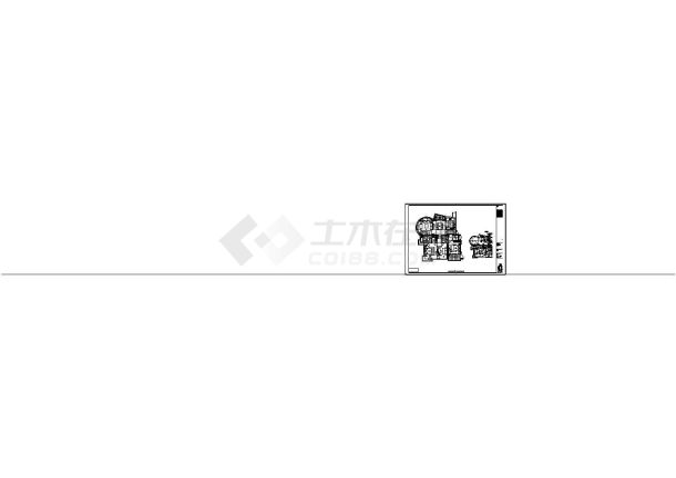 上海浦东滨江兰庭A型样板房装修施工图纸-图二