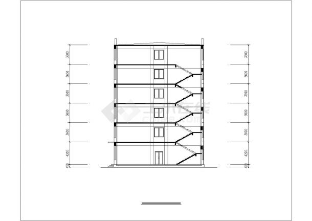 【6层】4656平米框架办公楼毕业设计（施工图、实习报告、论文、外文翻译）-图一