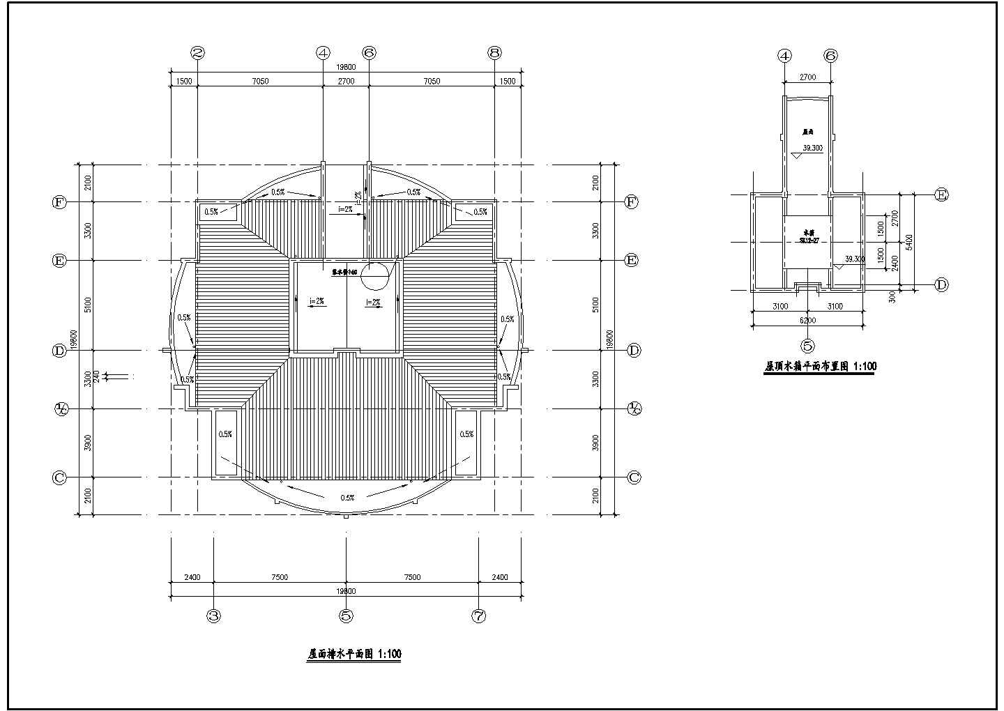 某高级住宅楼小区建筑全套详细设计施工方案CAD图纸