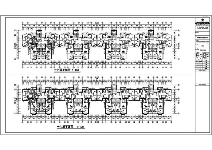 17F高层建筑图CAD图纸_图1