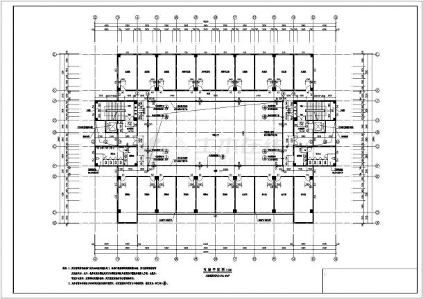 8层某公司办公楼设计 22000平米（含建筑图，结构图，计算书等资料）-图一