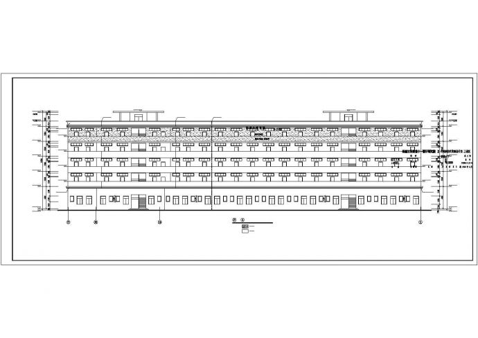某大型工业区宿舍建筑详细设计施工方案CAD图纸_图1