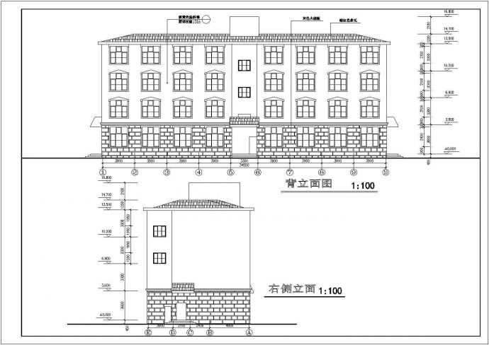某大型居住公寓建筑详细设计施工方案CAD图纸_图1