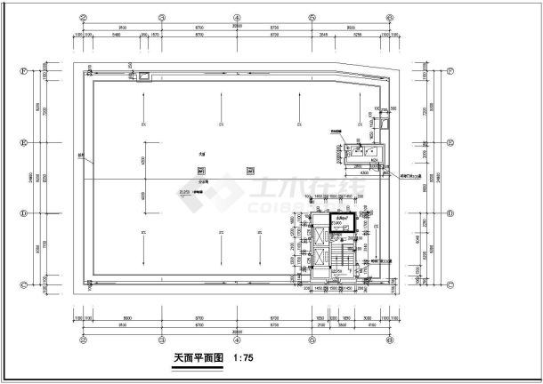 某大型高档酒店建筑详细设计施工方案CAD图纸-图一