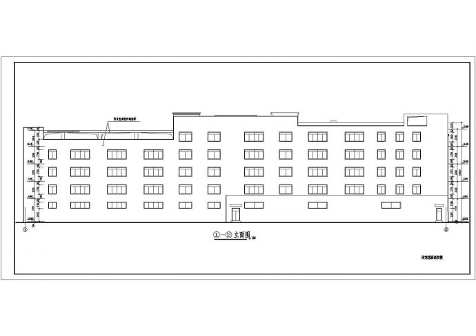 某大型国龙花园建筑详细设计施工方案CAD图纸_图1
