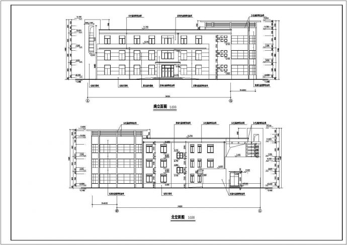 某大型高级会员制会所建筑详细设计施工方案CAD图纸_图1