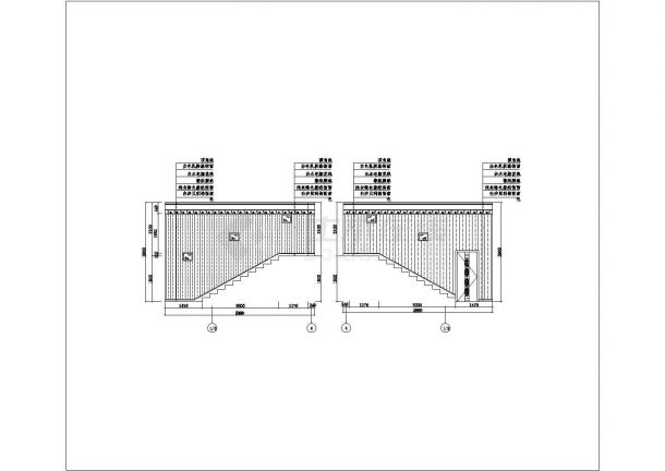 某五星级大酒店装饰工程CAD图纸平面3层走廊-图一