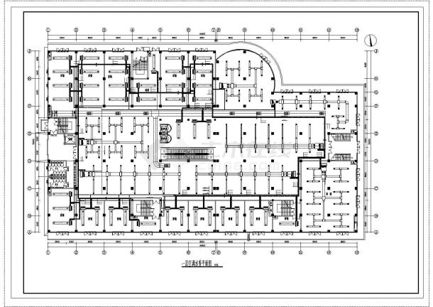 某22600平方米多层商业办公楼空调通风防排烟系统设计施工图（含设计说明）-图二