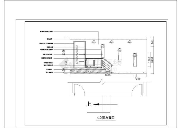 3室2厅1书房：现代风格装饰设计图【原始平面 平面布置 天花布置 室内立面】cad图纸-图二