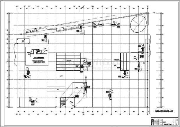 建材商场空调暖通图，含设计说明-图二