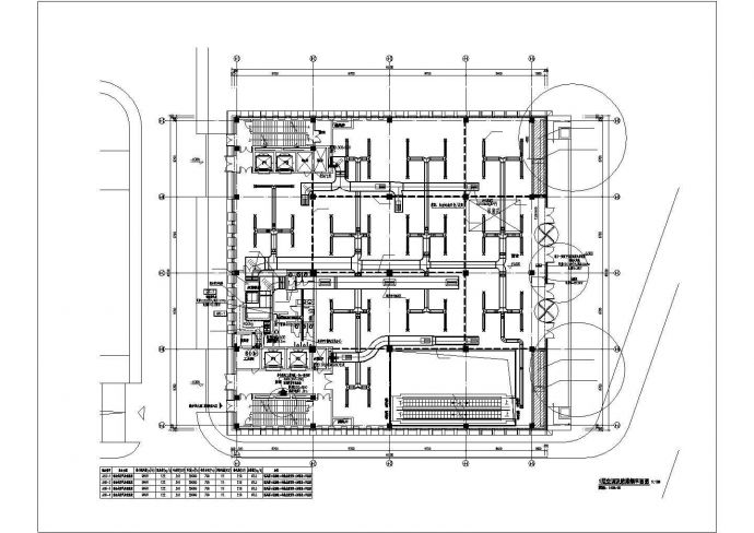 某省会四层商场及车库空调防排烟系统设计方案（甲级设计院）_图1