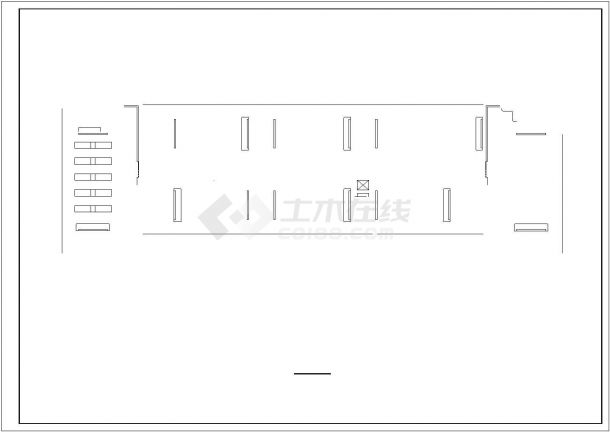 某城市卫生学院五层框架结构药剂检验实验楼建筑设CAD图（含建筑设计说明）-图二