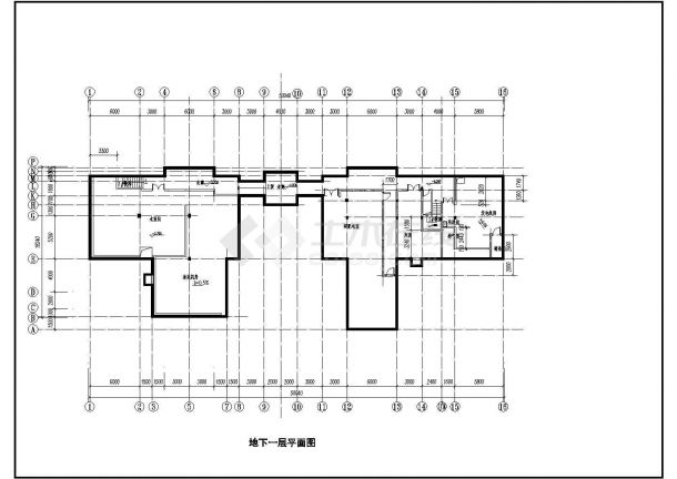 某现代酒店健身中心建筑详细设计施工方案CAD图纸-图二