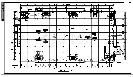 商场设计_某五层带地下室商场建筑施工cad图纸-图一