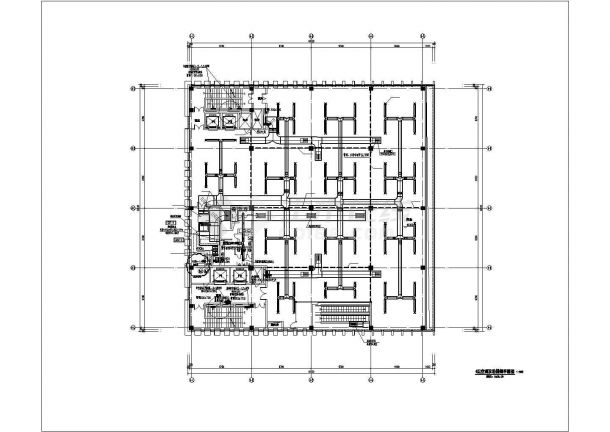[辽宁]某地四层商场及车库空调防排烟系统设计施工cad图（甲级设计院）-图二