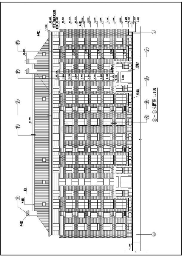 某康平嘉园小区全套建筑详细设计施工方案CAD图纸-图一