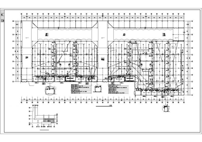 某17万平大型商场消防设计cad图纸，共16张_图1