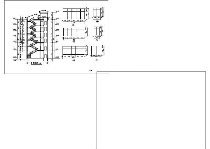 某地区旅馆建筑详细设计施工方案CAD图纸_图1