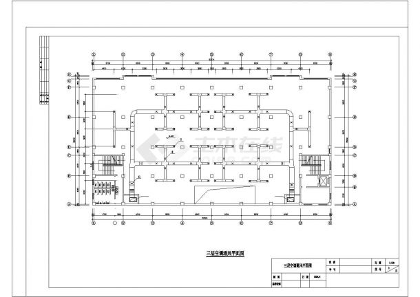 四层小型商场空调系统设计施工图（水冷活塞式冷水机组）-图二