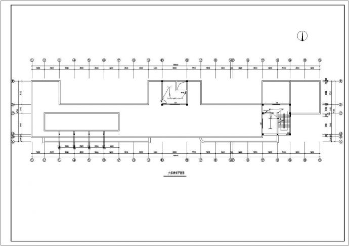 某楼层办公楼电气全套施工CAD方案图_图1