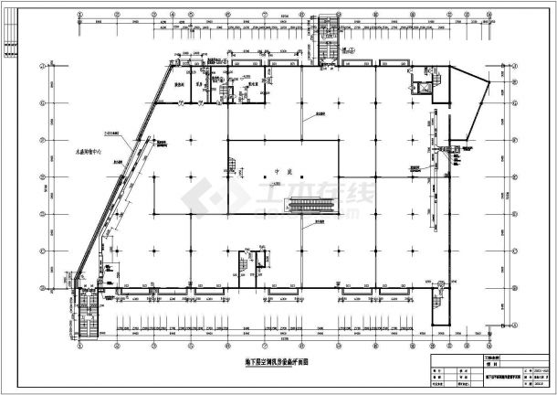 一整套商场建筑通风空调cad施工方案图（共7张图）-图二